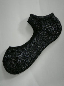 Xtend Mary Jane Glitter Sticky Socks - Black