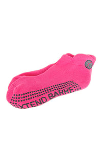 Xtend Barre Pink w/Grey Logo Socks